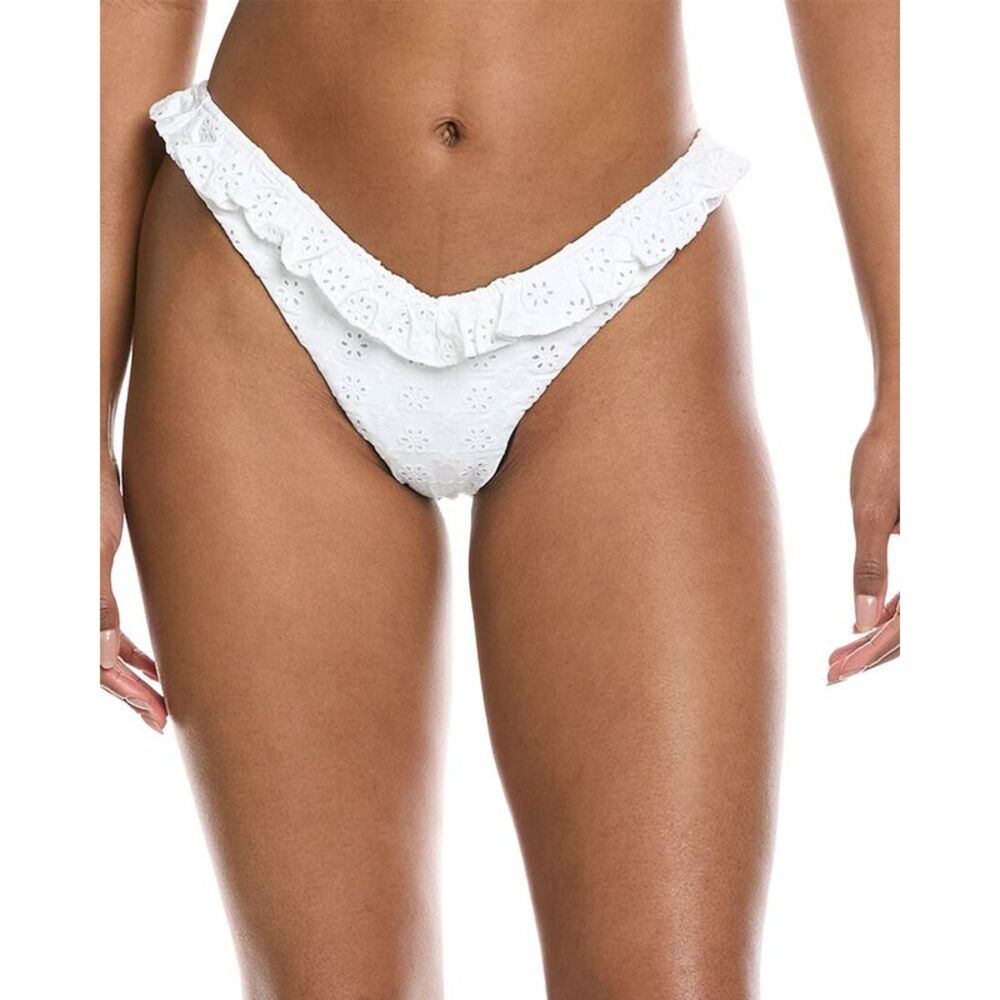 Amanda Uprichard Womens  Dove Bikini Bottom, White